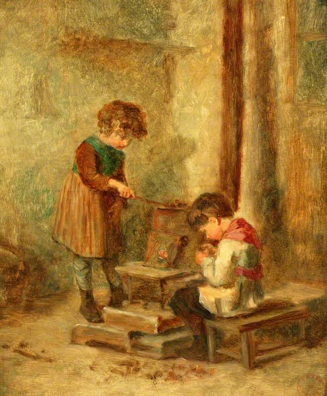 Le caldarroste - Manchester Art Gallery